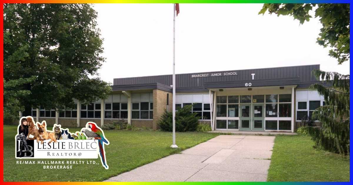 Leslie Brlec Etobicoke top realtor present schools such as Briarcrest Junior school.