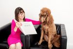 Top Etobicoke real estate agent Leslie Brlec with her dog