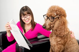 Eringate real estate agent Leslie Brlec with her dog Lana