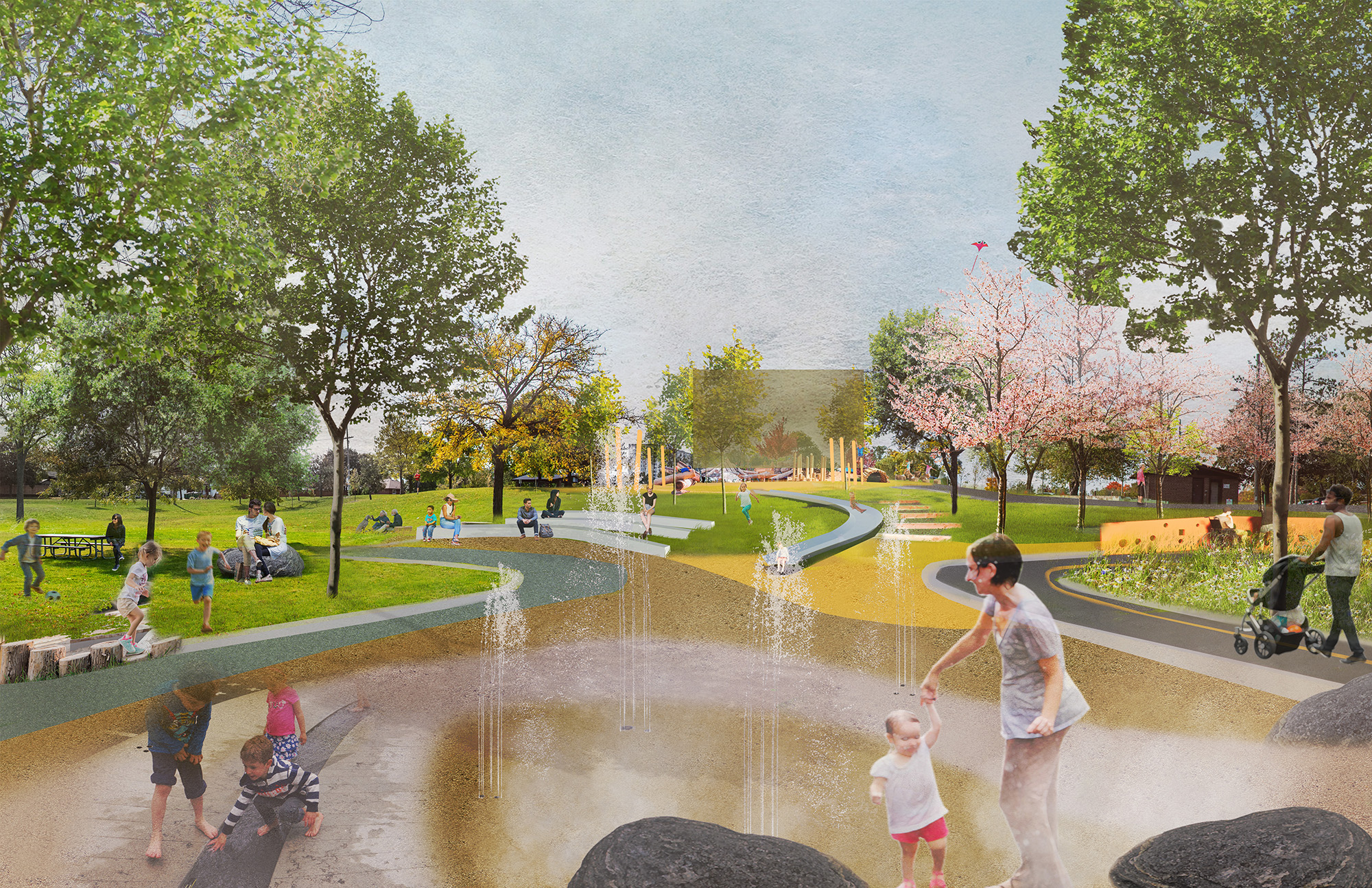 Top Etobicoke realtor Leslie Brlec provides information and artists renderings of Centennial Park in Etobicoke.