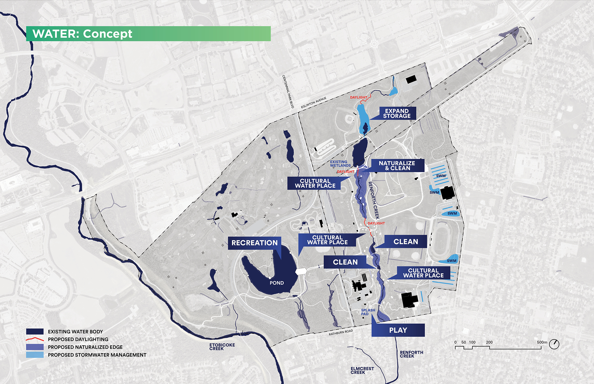 Centennial Park in Etobicoke artist rendering.