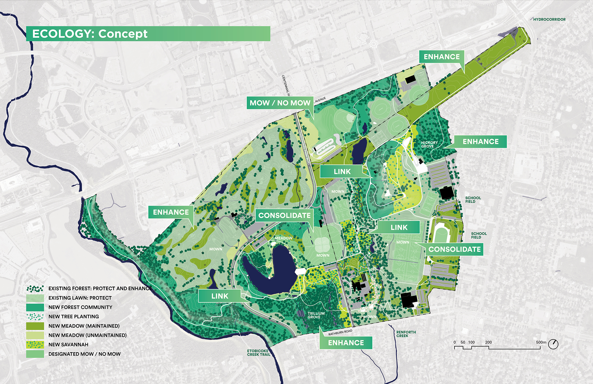 Centennial Park in Etobicoke artist rendering.